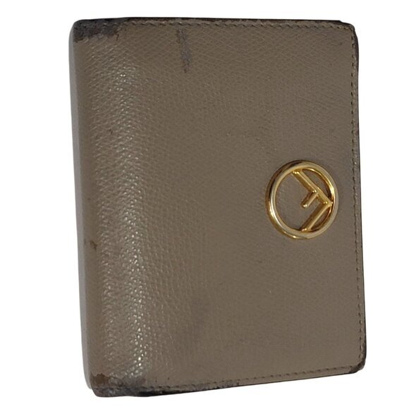 F is Fendi Leather Bi-fold Wallet 8M0387 Gray - Picture 3 of 10